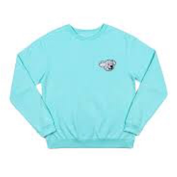 ISO Colby Brock Mint Koala Bear Crewneck Sweatshirt - Picture 2 of 2